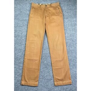 Ball and Buck Chinos Mens 28 Brown 6oz Hunter's Pants Camo Trim‎ Made in USA